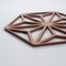Ekena Millwork Small Hampton Decorative Fretwork Wood Wall Panels, Wood (Paint Grade), 11 3/8"W x 13 1/8"H x 3/8"T WALW12X12X0375HMPMF - alternate 6
